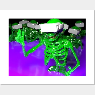 Slime Skeleton VR Posters and Art